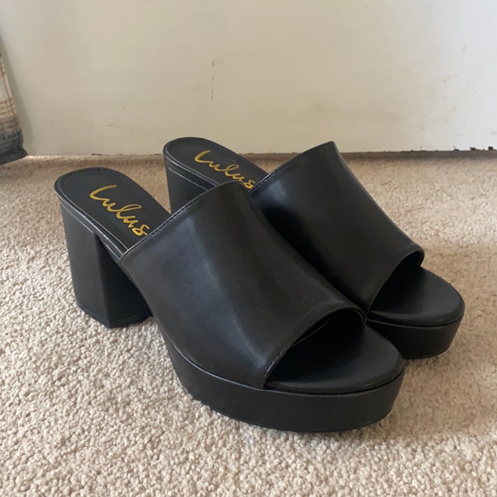 Black mules